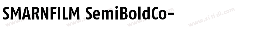 SMARNFILM SemiBoldCo字体转换
